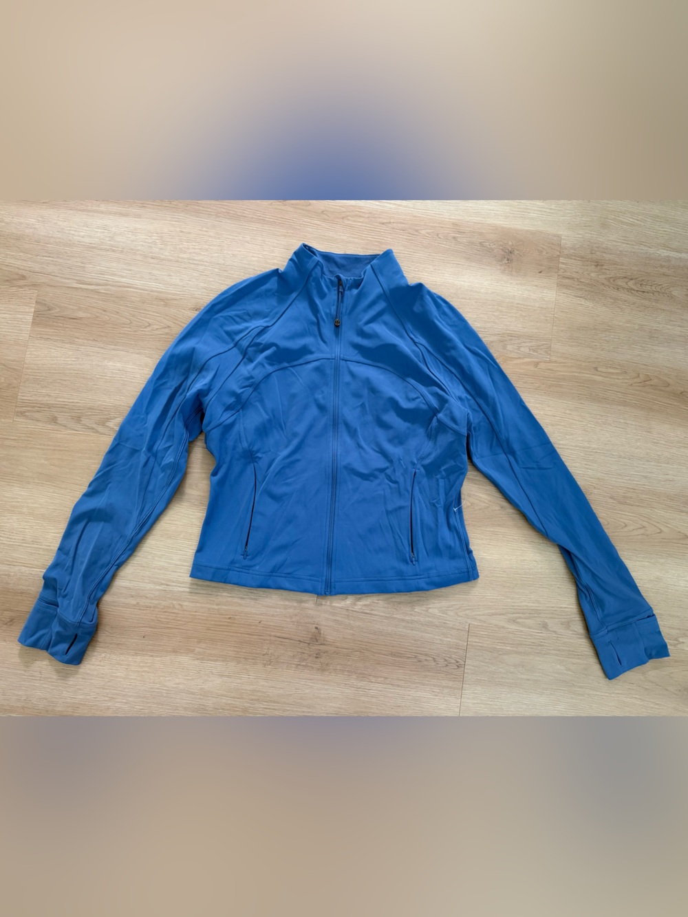 Lululemon Nulu Cropped Define Jacket soft denim 14